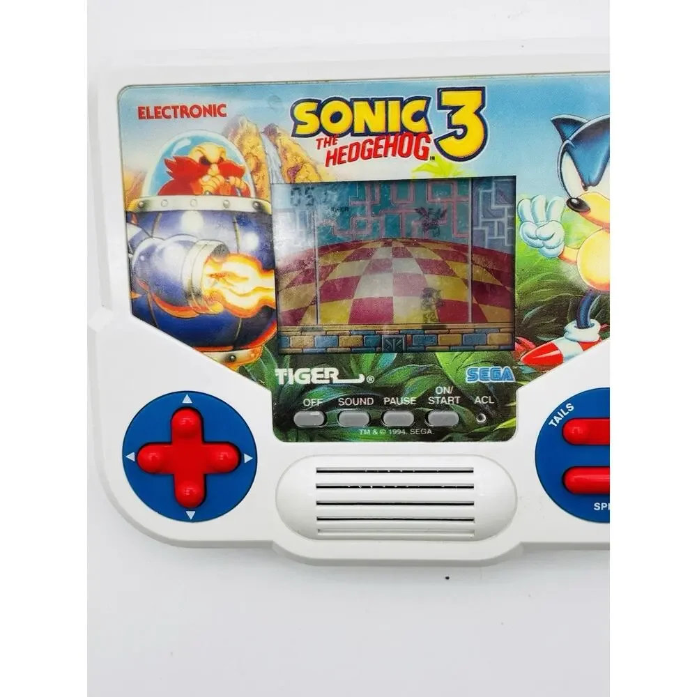 Vintage Tiger Electronics “Sonic The Hedgehog 3”Handheld Game- Tested & Working!